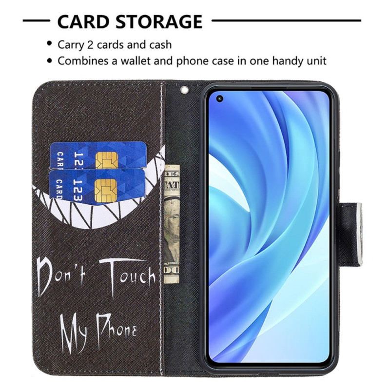 Fliptok / Bőrtok Xiaomi Mi 11 Lite 4G / 5G / 5G NE Ördög Telefon