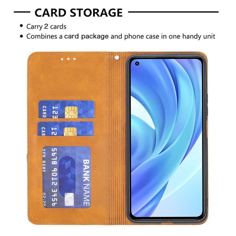 Fliptok Xiaomi Mi 11 Lite 4G / 5G / 5G NE Bőrtok Művész Stílus