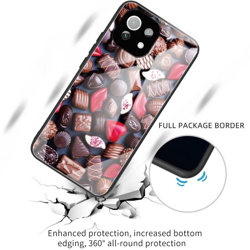 Tok Xiaomi Mi 11 Lite 4G / 5G / 5G NE Edzett Üveg Csokoládé
