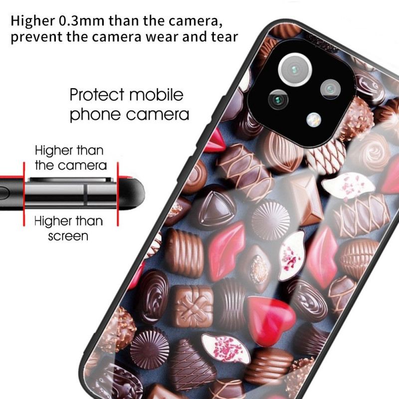 Tok Xiaomi Mi 11 Lite 4G / 5G / 5G NE Edzett Üveg Csokoládé