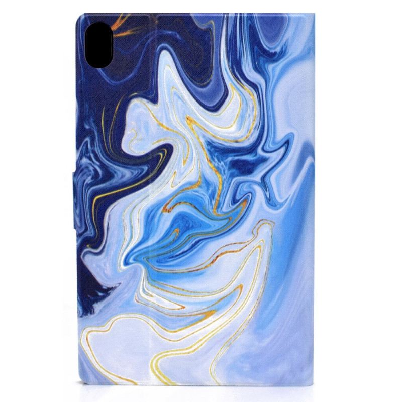 Bőrtok Samsung Galaxy Tab S11 Kék Márvány