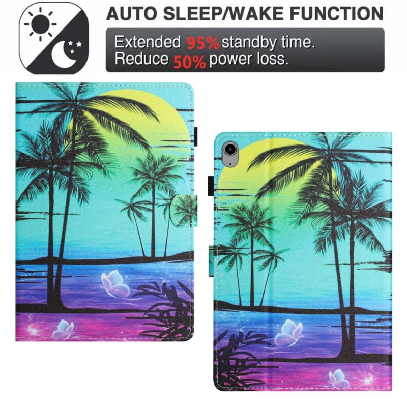 Bőrtok Samsung Galaxy Tab S11 Kókuszpálmák