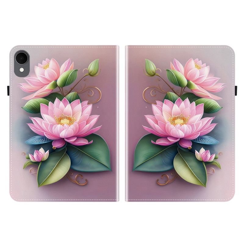 Bőrtok Samsung Galaxy Tab S11 Lótusz