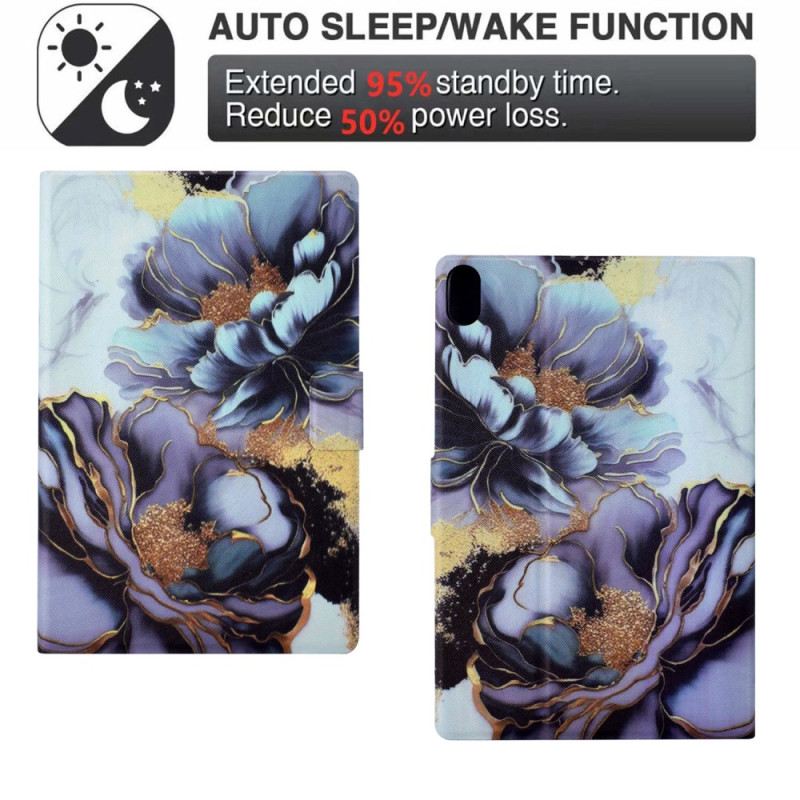 Bőrtok Samsung Galaxy Tab S11 Pünkösdi Rózsák