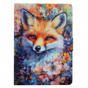 Bőrtok Samsung Galaxy Tab S11 Rókafestmény