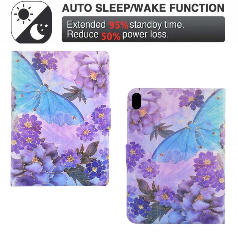 Fliptok Samsung Galaxy Tab S11 Pünkösdi Rózsák És Pillangók