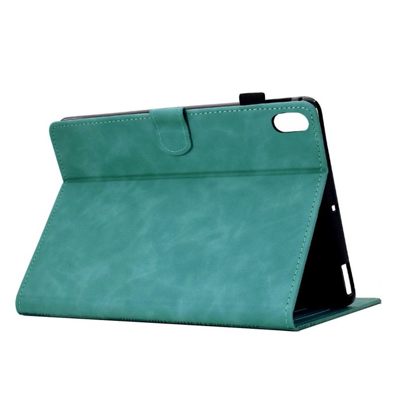 Fliptok Samsung Galaxy Tab S11 Velúr Hatású Macskajelenet