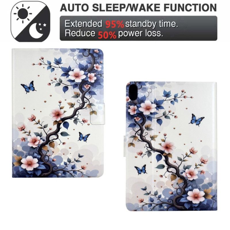 Fliptok Samsung Galaxy Tab S11 Virágok És Pillangók