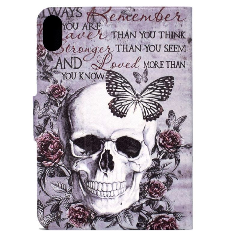 Kinyitható Bőrtok Samsung Galaxy Tab S11 Koponya