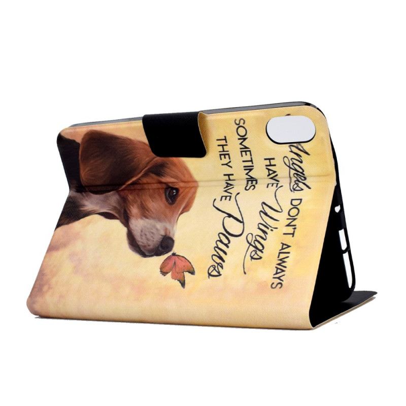 Kinyitható Bőrtok Samsung Galaxy Tab S11 Kutya És Pillangó