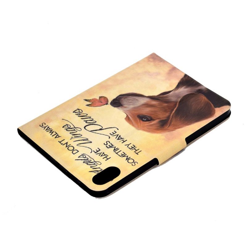 Kinyitható Bőrtok Samsung Galaxy Tab S11 Kutya És Pillangó