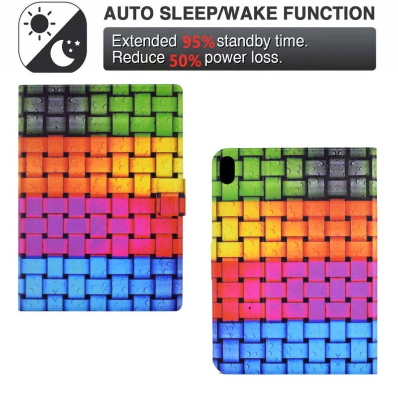 Kinyitható Tokok Samsung Galaxy Tab S11 Fonott Minta