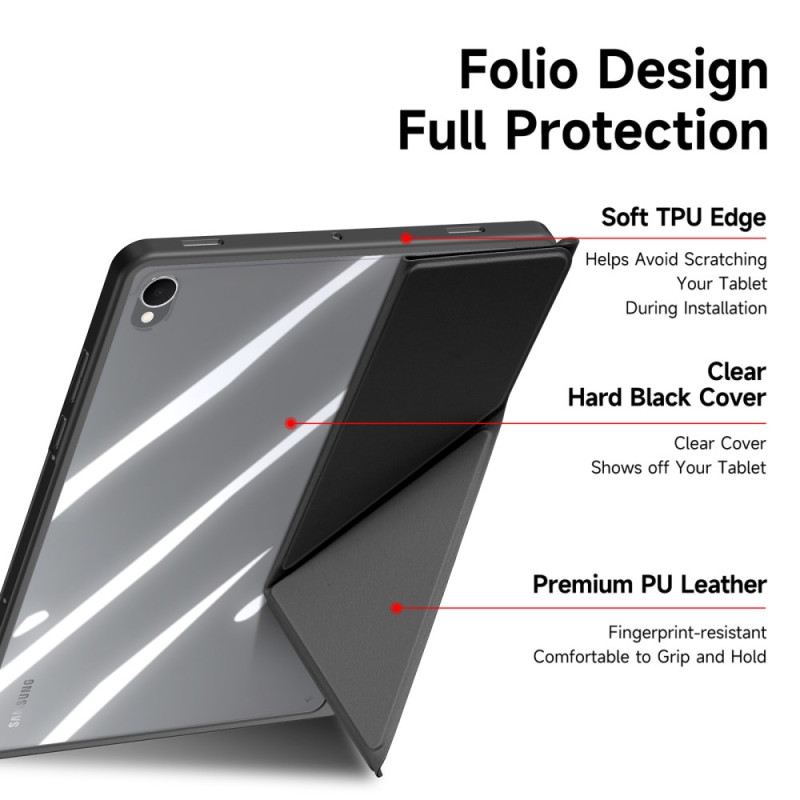 Samsung Galaxy Tab S11 Origami Állvány Stylus Tartóval