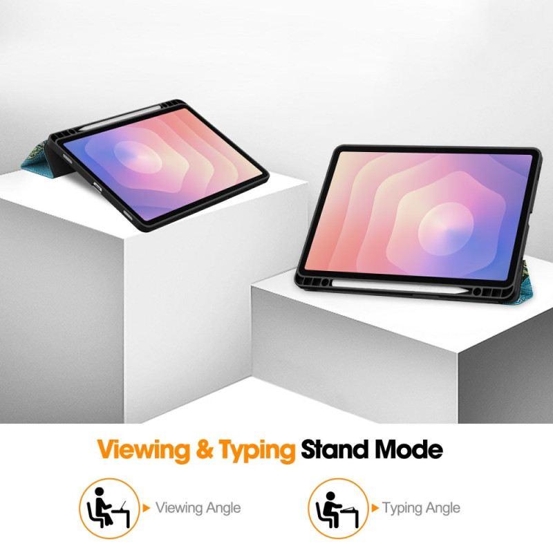 Samsung Galaxy Tab S11 Sárgabarackvirágos Stylustartó