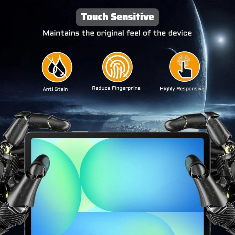 Tok Samsung Galaxy Tab S11 Átlátszó Edzett Üveg Képernyővédővel