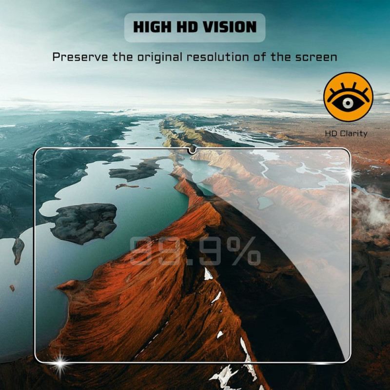 Tok Samsung Galaxy Tab S11 Átlátszó Edzett Üveg Képernyővédővel