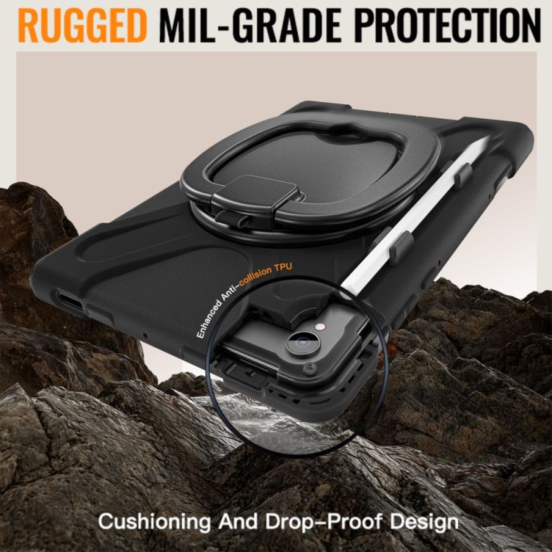 Tok Samsung Galaxy Tab S11 Háromszoros Védelem Gyűrűtartóval