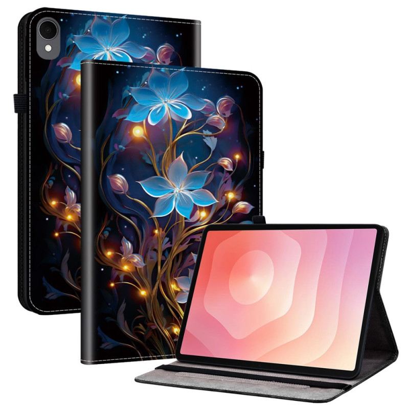 Tok Samsung Galaxy Tab S11 Kék Virágok