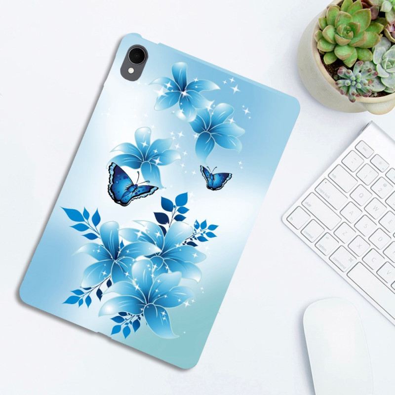 Tok Samsung Galaxy Tab S11 Kis Kék Pillangók