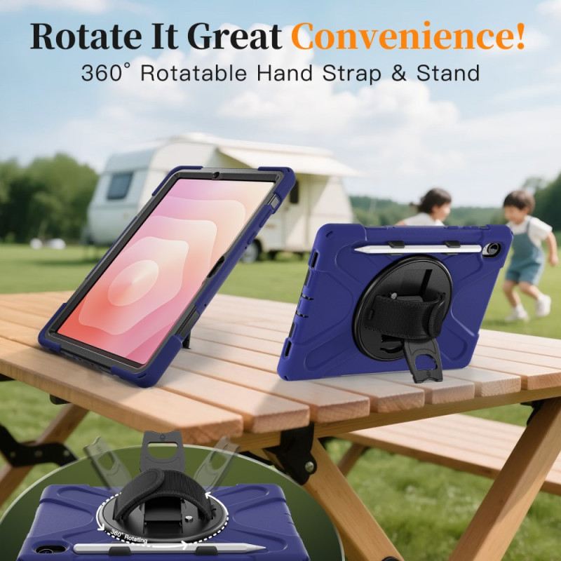 Tok Samsung Galaxy Tab S11 Ultra Tartós Stylus Tartóval És Vállpánttal