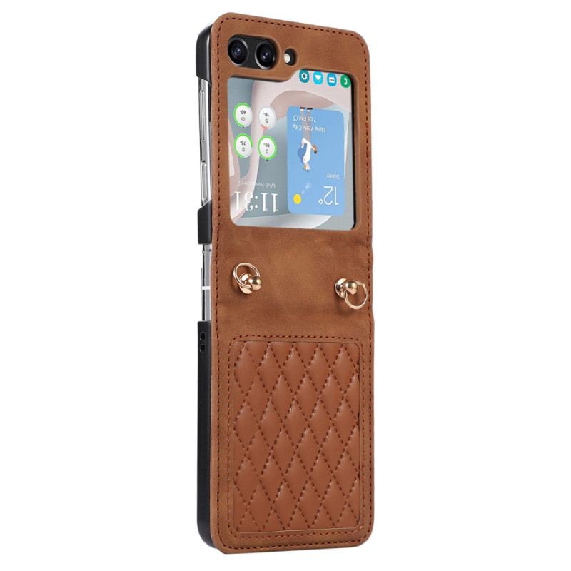 Mobiltelefon Tokok Samsung Galaxy Z Flip 5 Vállpánttal Párnázott