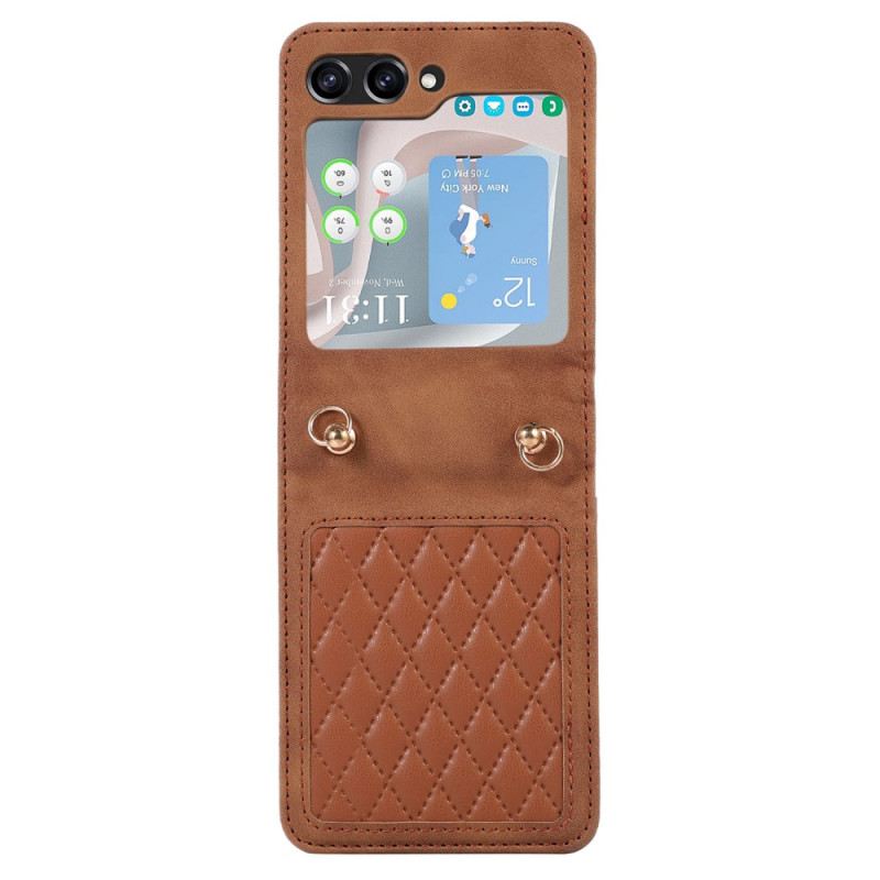 Mobiltelefon Tokok Samsung Galaxy Z Flip 5 Vállpánttal Párnázott