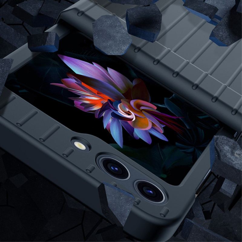 Telefontok Samsung Galaxy Z Flip 5 Bőrönd Tervezés