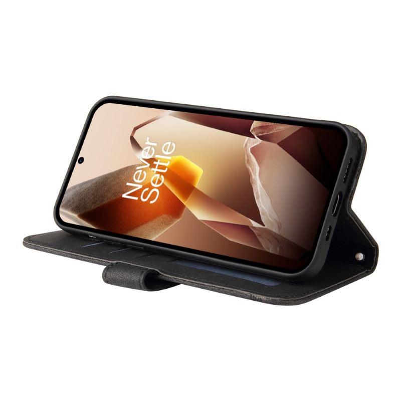 Bőrtok Oneplus 13 Bőrhöz Tapadó Pántos