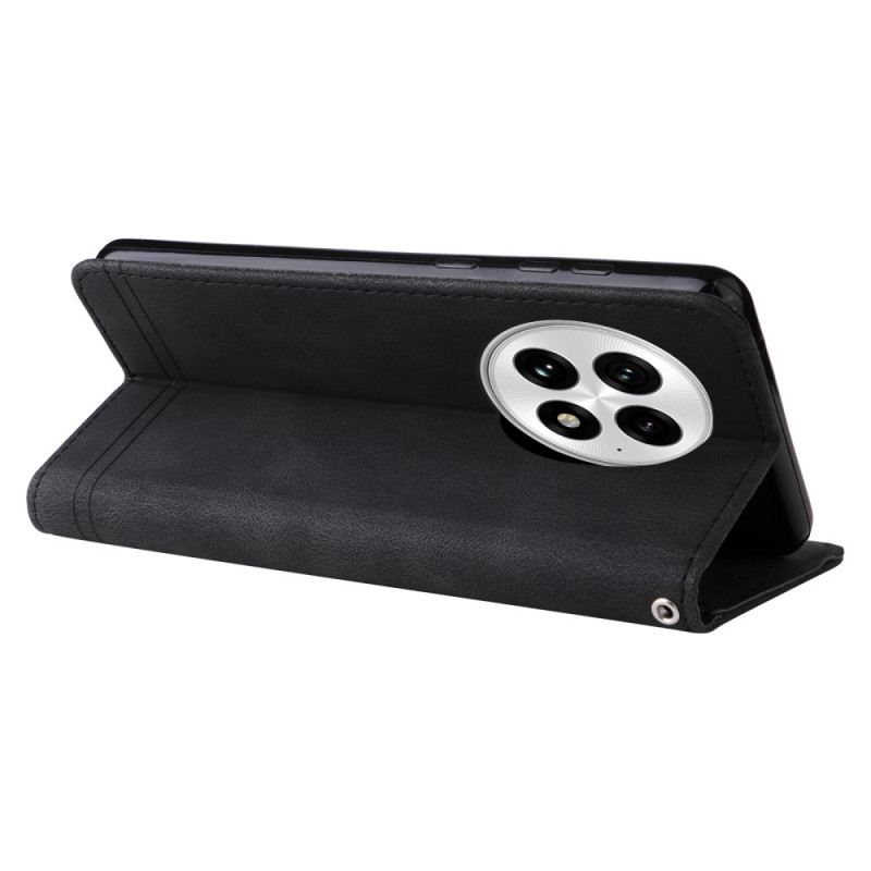 Bőrtok Oneplus 13 Bőrhöz Tapadó Pántos