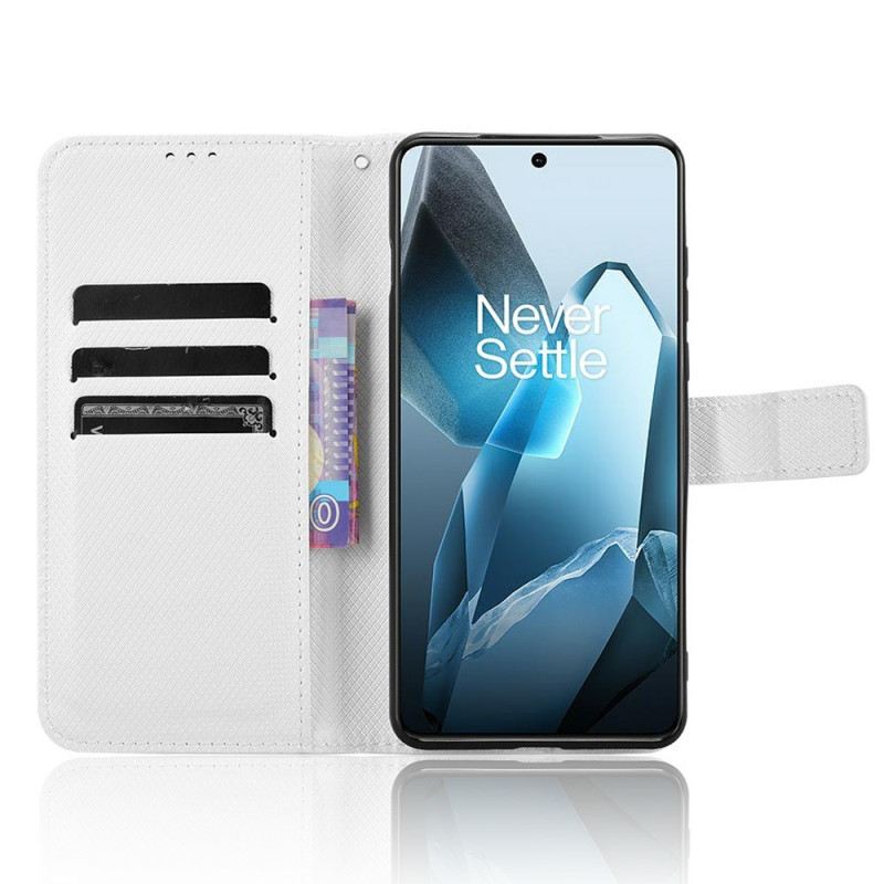 Bőrtok Oneplus 13 Gyémántmintás