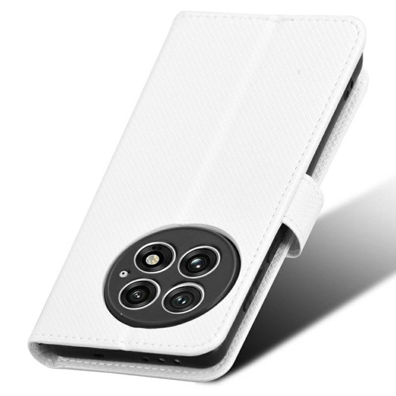 Bőrtok Oneplus 13 Gyémántmintás