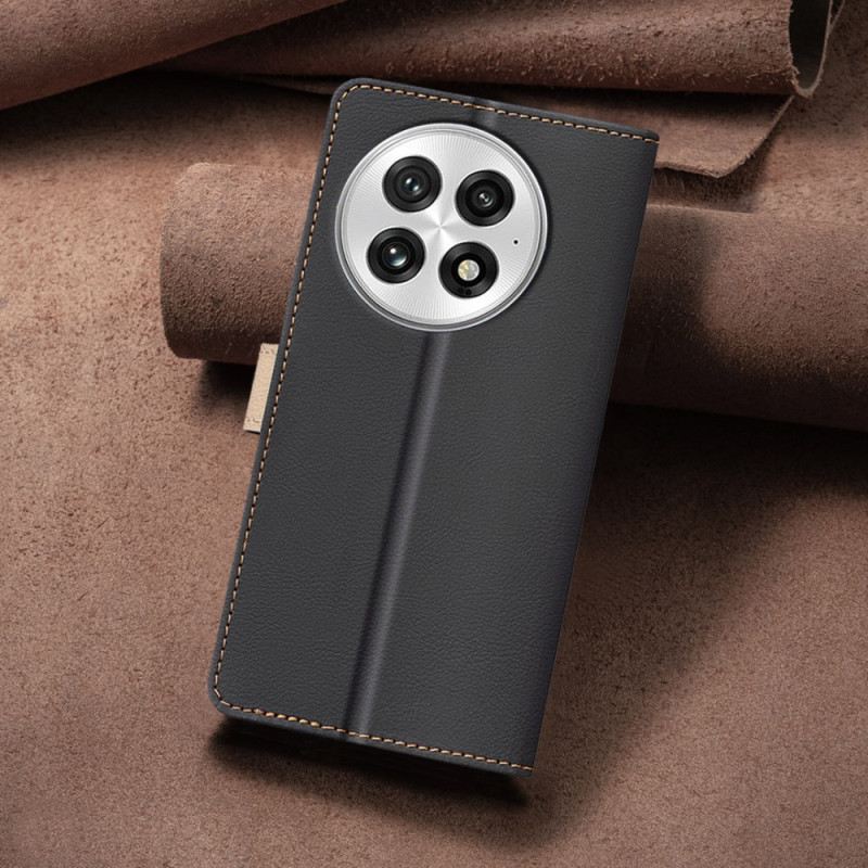 Bőrtok Oneplus 13 Kétszínű Rfid-blokkolással Binfen Color