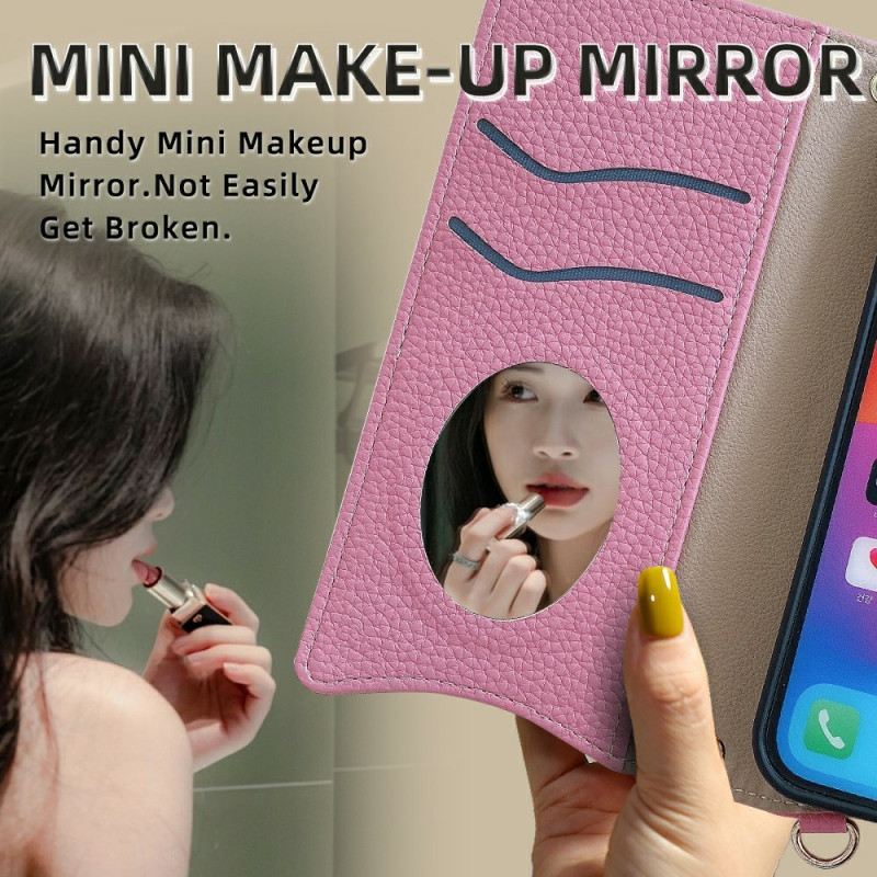 Fliptok Oneplus 13 Kétszínű Pénztárca Lánccal