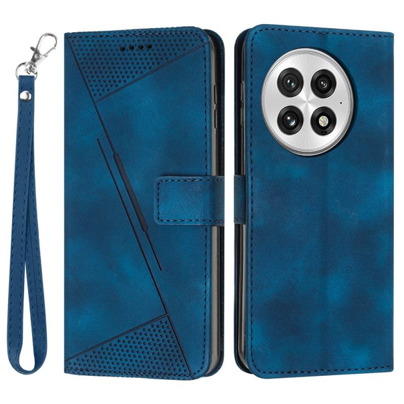 Fliptok Oneplus 13 Velúr Hatású Csíkok