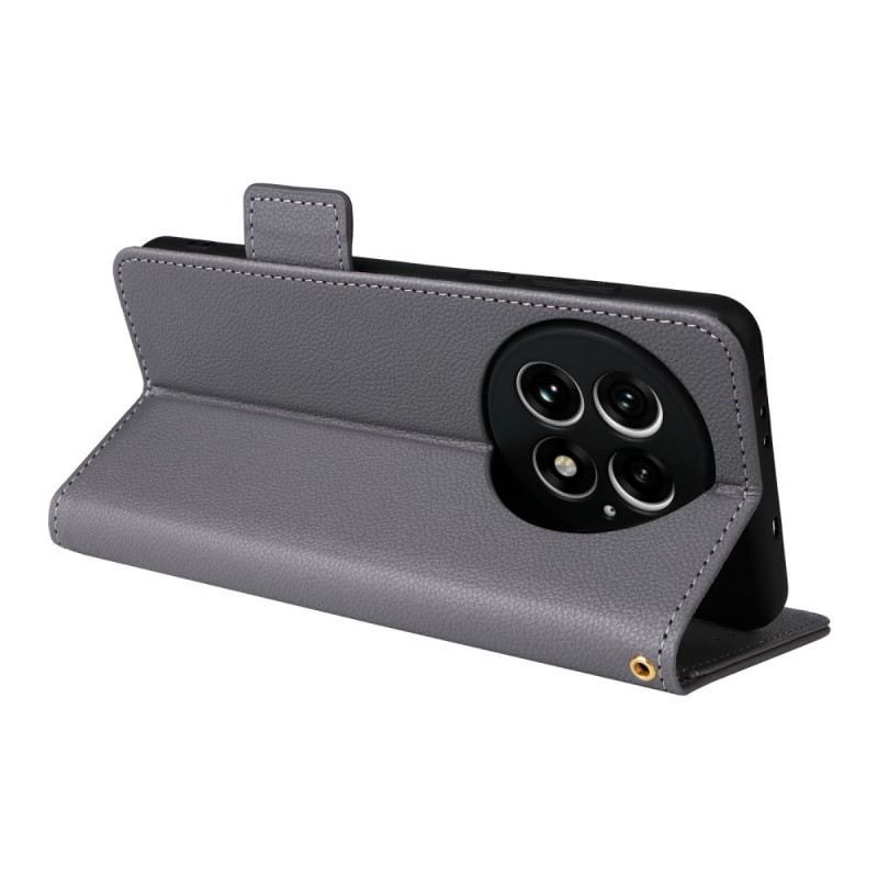 Kinyitható Tokok Oneplus 13 Texturált Műbőr Pánttal