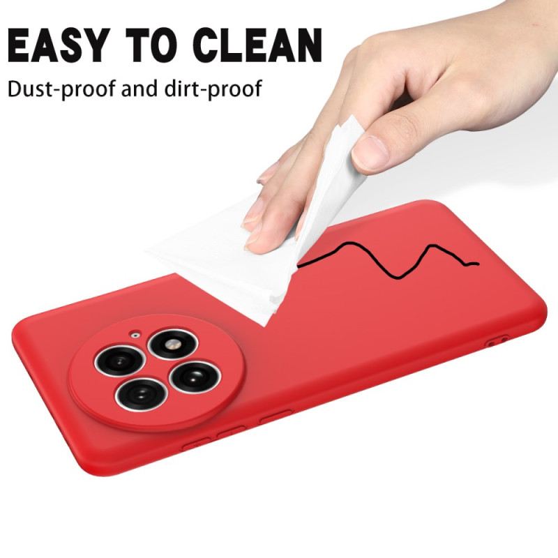 Mobiltelefon Tokok Oneplus 13 Folyékony Szilikon Szíjjal