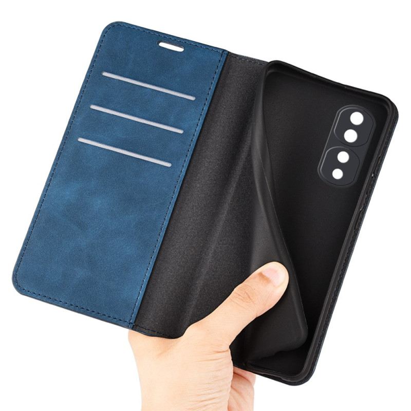 Fliptok Honor 70 Bőrtok Skin-touch Puhaság