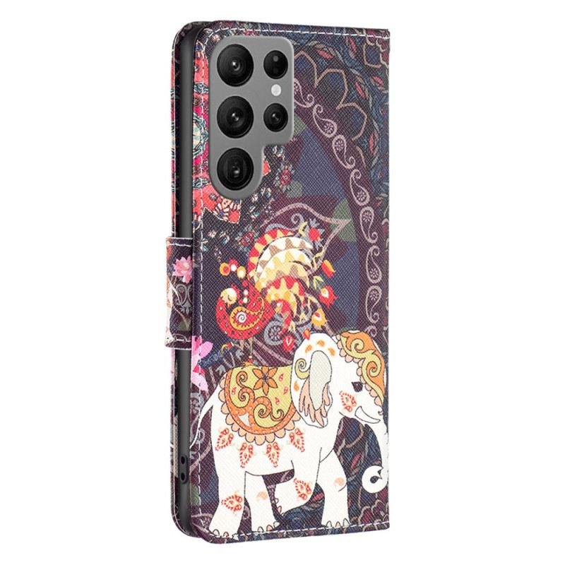 Fliptok Samsung Galaxy S24 Ultra 5g Törzsi Elefánt