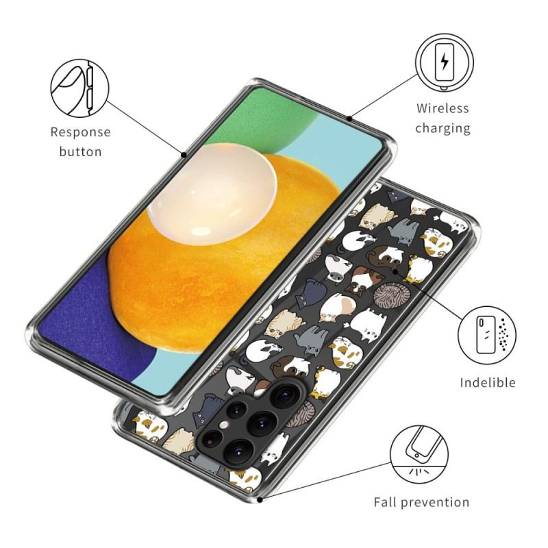 Mobiltelefon Tokok Samsung Galaxy S24 Ultra 5g Macskák