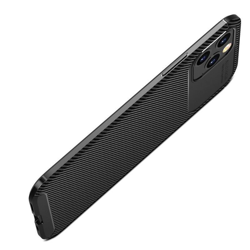Telefontok iPhone 12 Pro Max Rugalmas Szénszálas Textúra