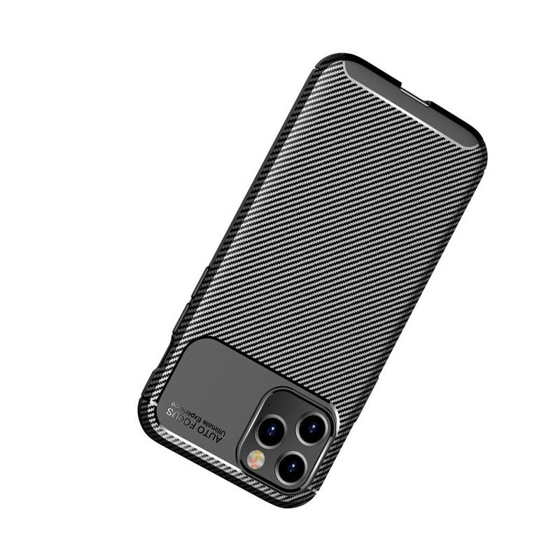 Telefontok iPhone 12 Pro Max Rugalmas Szénszálas Textúra
