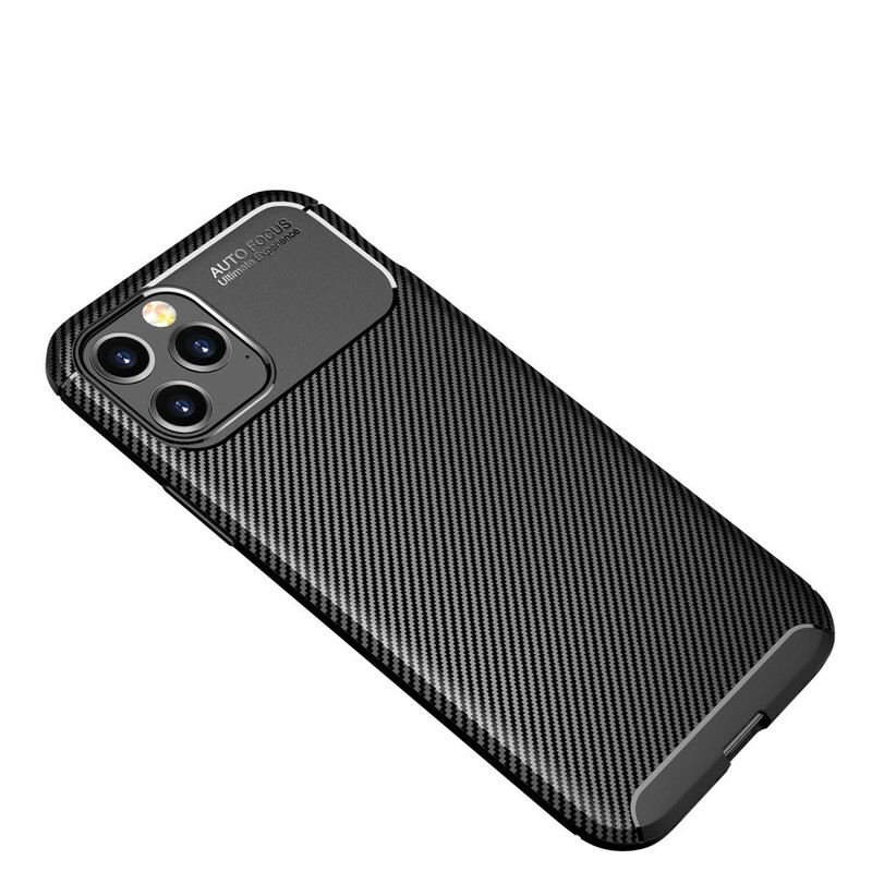 Telefontok iPhone 12 Pro Max Rugalmas Szénszálas Textúra