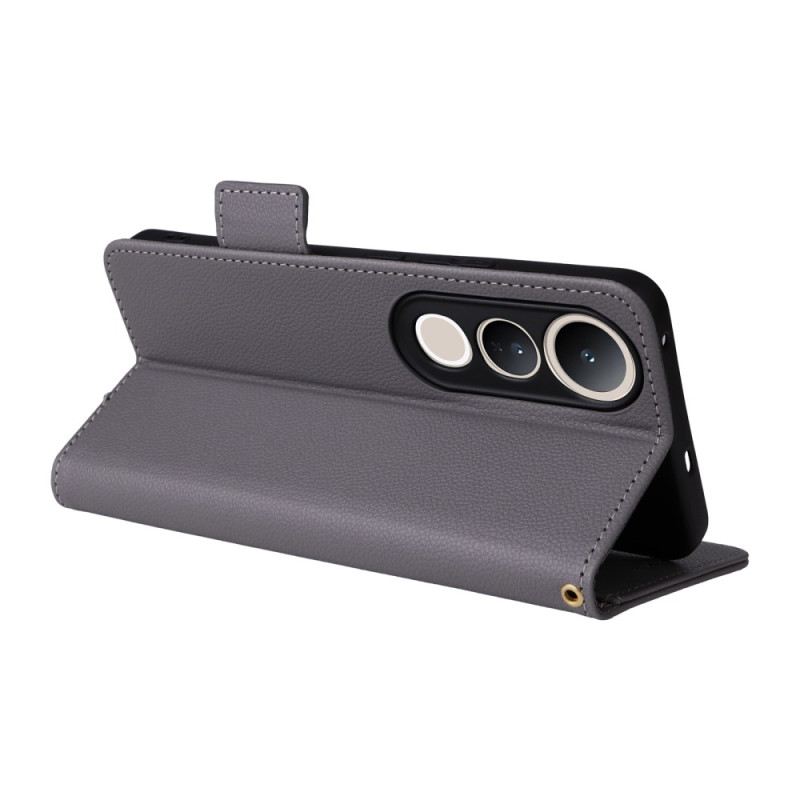 Bőrtok Vivo V50 Lite 5g Műbőr Nyakpánttal