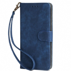 Bőrtok Vivo V50 Lite 5g Rfid-védelem Nyakpánttal