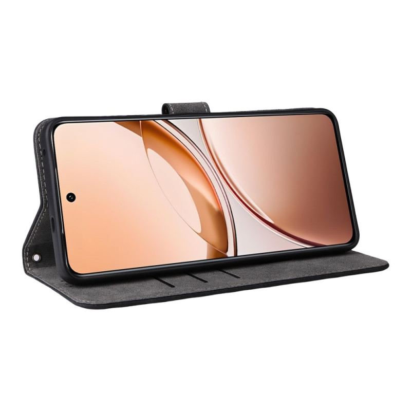 Bőrtok Vivo V50 Lite 5g Rfid-védelem Nyakpánttal