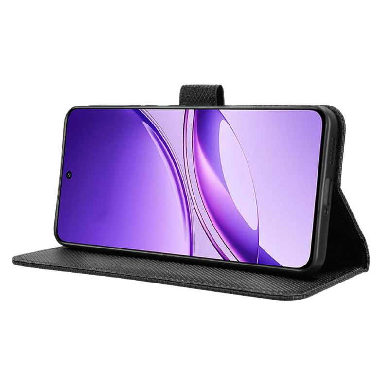 Bőrtok Vivo V50 Lite 5g Rombusz Textúra