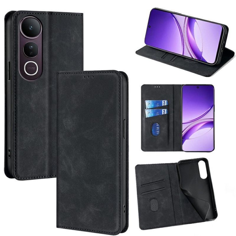 Fliptok Vivo V50 Lite 5g Velúr Hatású