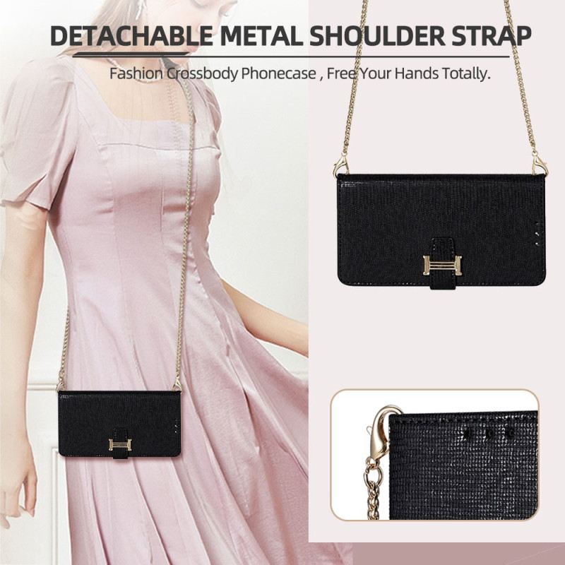 Kinyitható Tokok Vivo V50 Lite 5g Flitterek Lánccal