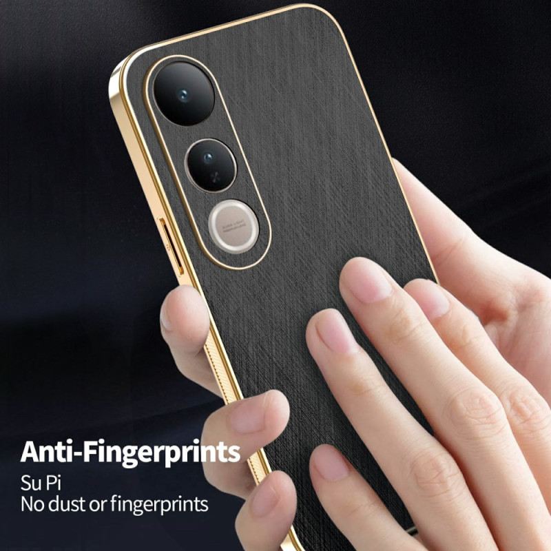 Mobiltelefon Tokok Vivo V50 Lite 5g Texturált Selyem