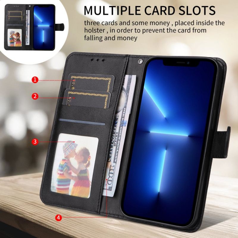 Bőrtok Oneplus Nord 5 Bőrhatású Pánttal